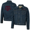thumbnail image 1 of Men's Colosseum x Wrangler Texas A&M Aggies Retro Button-Up Denim Jacket, 1 of 3