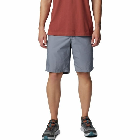 Men's Columbia 10" Washed-Out Short Color: Gray Ash Size: 32