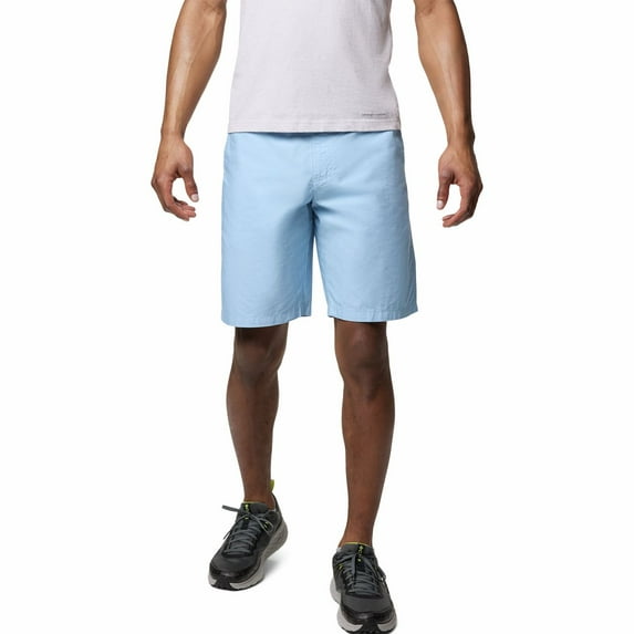 Men's Columbia 10" Washed-Out Short Color: Ripple Blue Size: 40