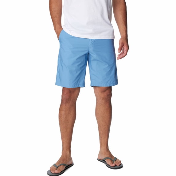 Men's Columbia 10" Washed-Out Short Color: Skyler Size: 34
