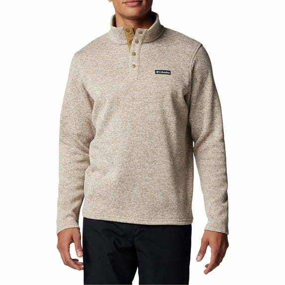 Men's Columbia Alto Pass™ Half Snap Sweater Fleece Color: Delta Heather Size: L