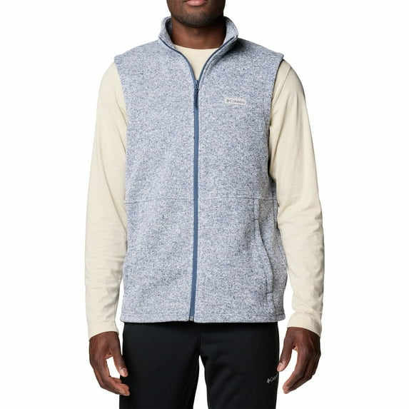 Men's Columbia Alto Pass™ Zip-Up Fleece Vest Color: Dark Mountain H Size: XXL