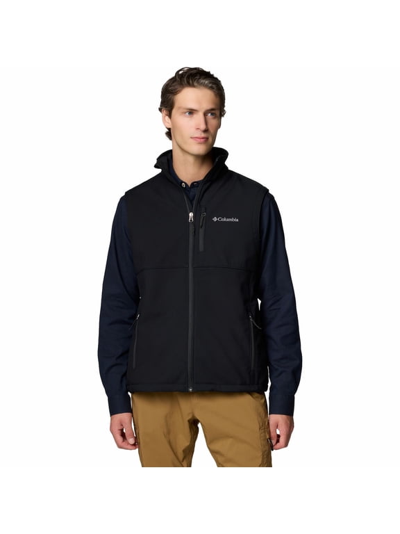 Men's Columbia Ascender™ II Soft Shell Vest Color: Black Size: M