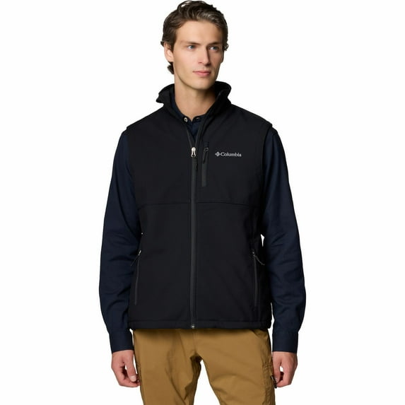 Men's Columbia Ascender™ II Soft Shell Vest Color: Black Size: XL