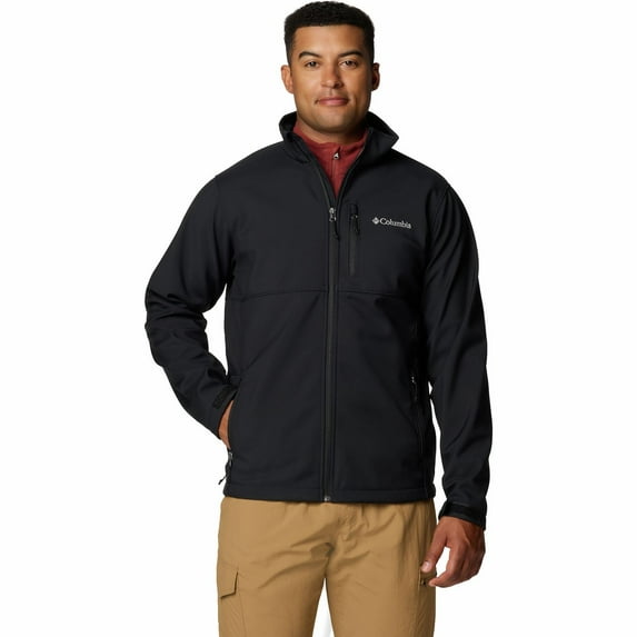 Men's Columbia Ascender Softshell Jacket Color: Oxford Black Size: L