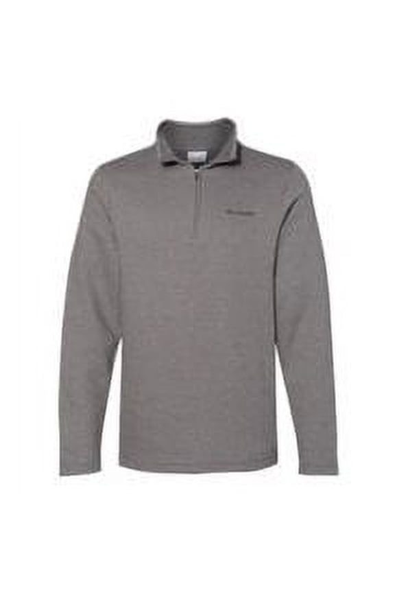 Men's Columbia Hart Mountain Fleece Quarter-Zip Pullover Color: Boulder Size: XL