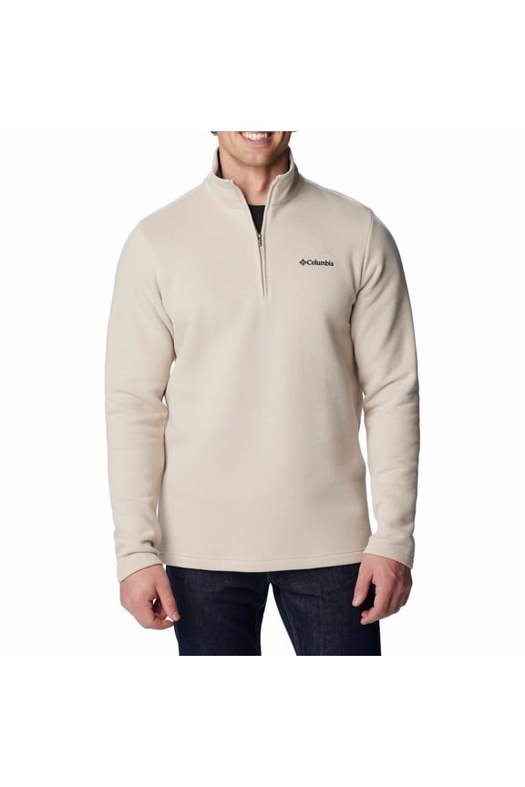 Men's Columbia Hart Mountain Fleece Quarter-Zip Pullover Color: Dark Stone Size: M