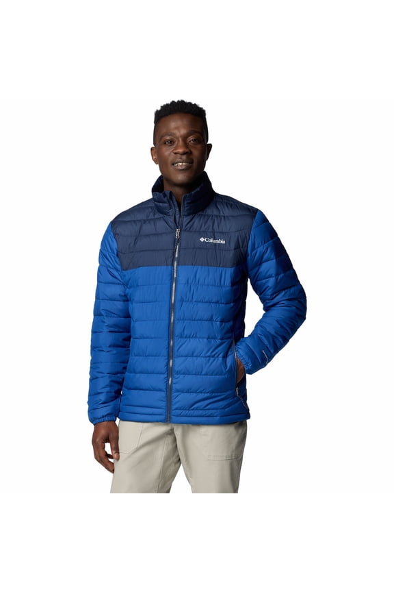 Men's Columbia Powder Lite II Jacket Color: Mountain Blue Size: L