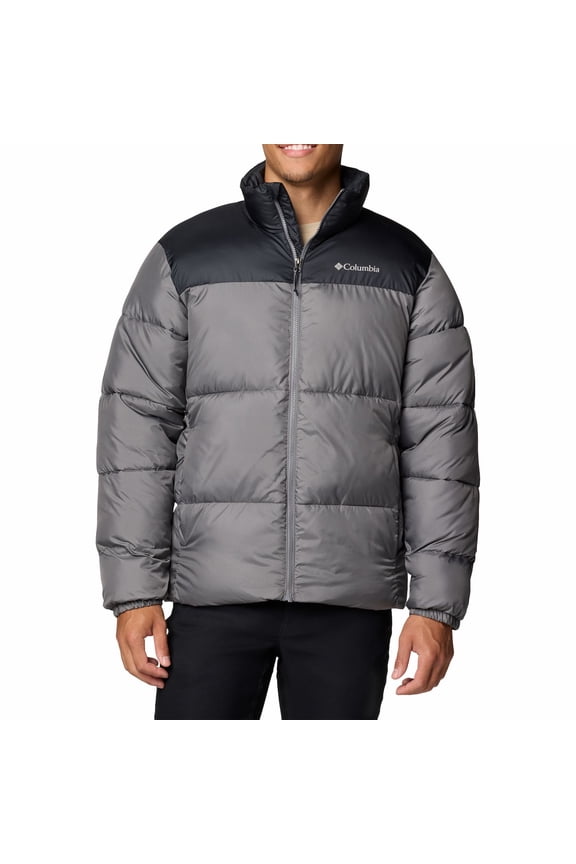 Men's Columbia Puffect III Jacket Color: City Gray Size: XL