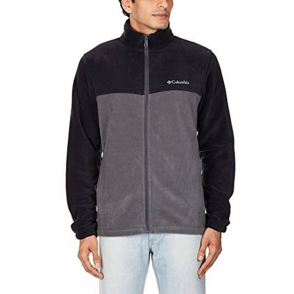 Men's Columbia Steens Mountain™ Full-Zip Fleece Jacket Color: Black Grill Size: XXL