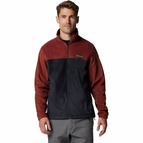 Men's Columbia Steens Mountain™ Full-Zip Fleece Jacket Color: Spice Black Size: L