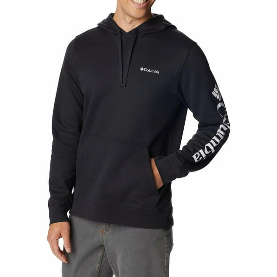 Men's Columbia Trek Fleece Hoodie Color: Black Size: L