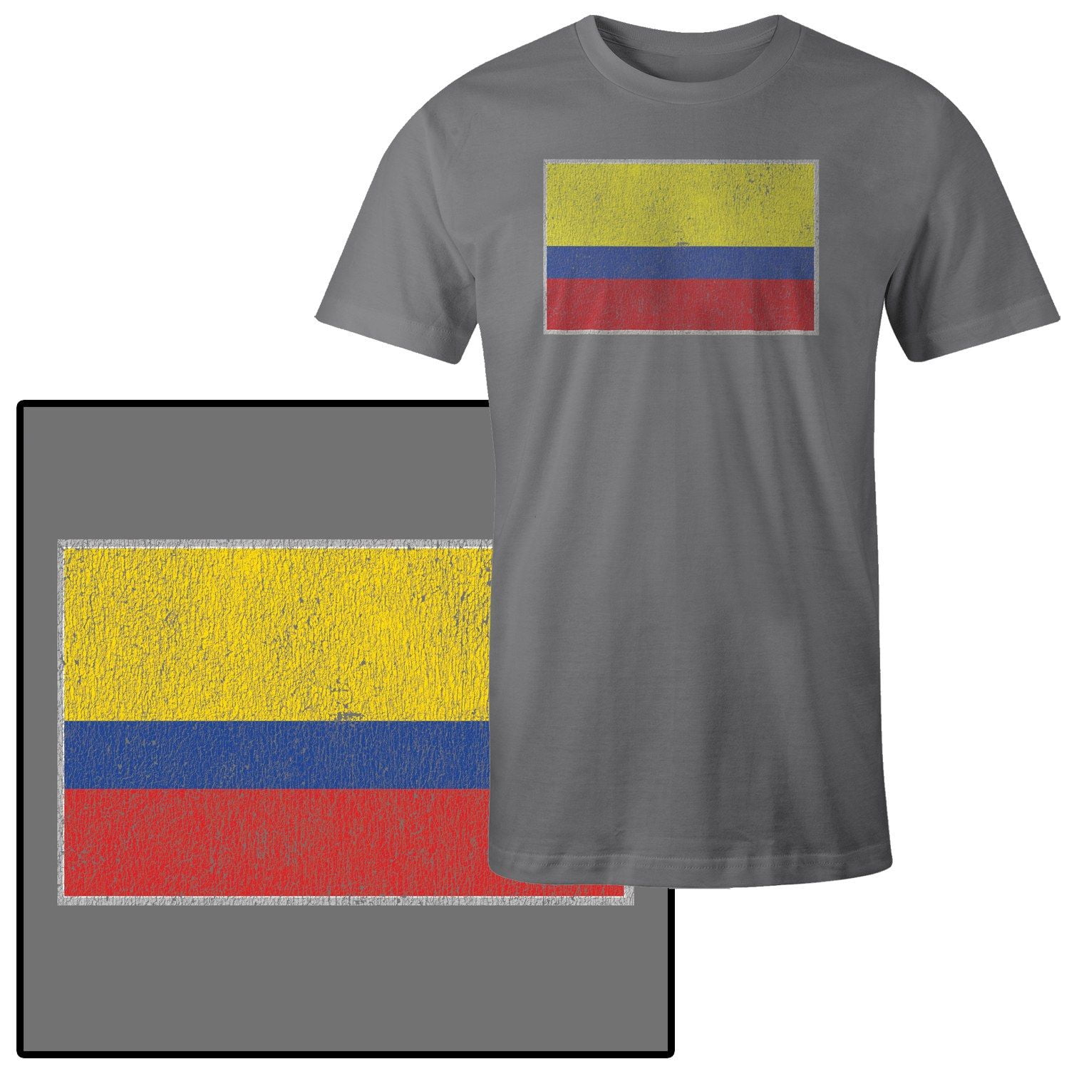 Men's Columbian Columbia Flag T-Shirt - Walmart.com