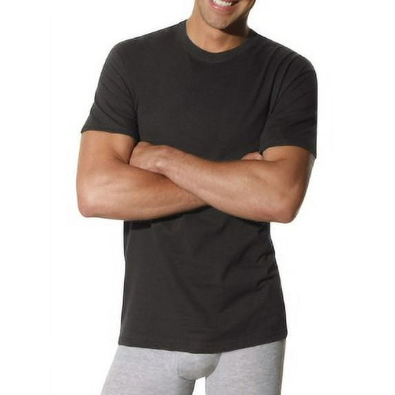 Men's Comfort Cool Black X-Temp Crew T-Shirts, 3 Pack