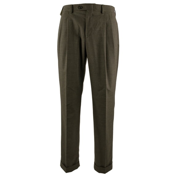 Men's Comfort Flex Pleated Dress Pants-B-31Wx30L