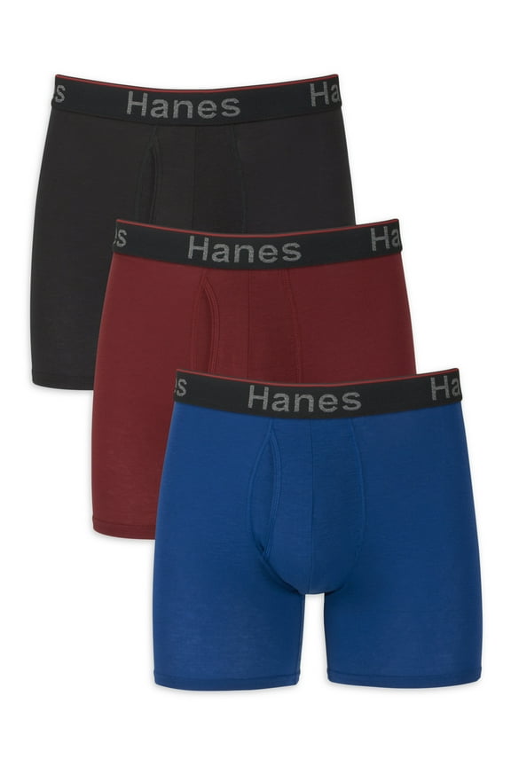 Anti-Chafing Underwear Boxer Briefs Pack, Total Support Pouch Underwear for Men