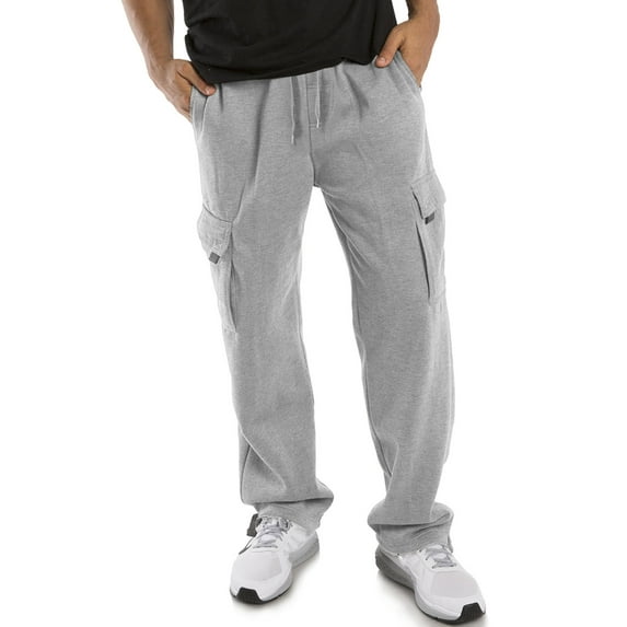 Men's Comfort Heavyweight Fleece Cargo Sweatpants