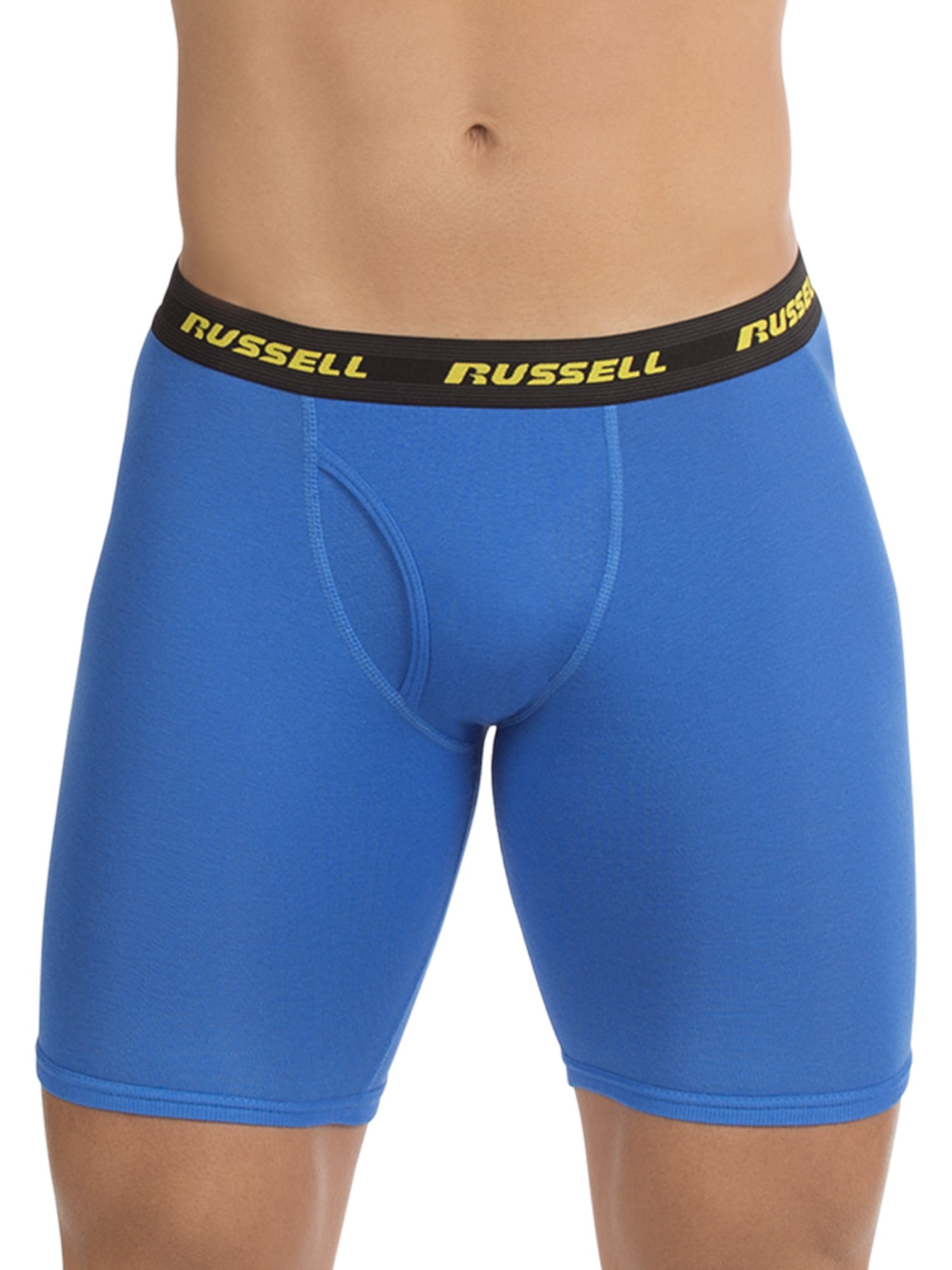 Russell Men's Comfort Performance Long Leg Boxer Briefs, 5 Pack, Sizes S-XL  - Walmart.com