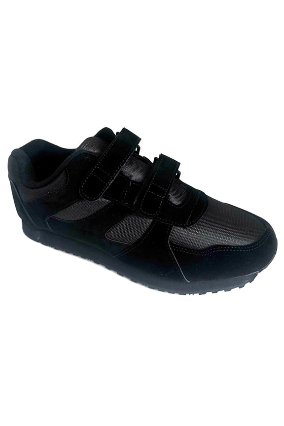 Men's Comfort Sneakers Hook and Loop Walking Shoes