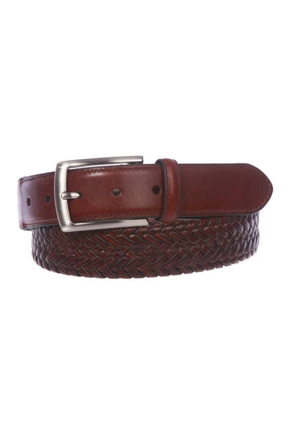 Men's Comfort Stretch Braided Leather Belt