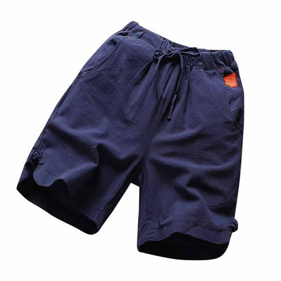 Men's Comfort Stretch Dry Flight Active Short Water R_esistant Quick Dry 9" Lightweight Tactical Work Shorts Loose Fit Bermuda Shorts (Navy_01 , M)