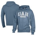 thumbnail image 1 of Men's Comfort Wash  Blue UAH Chargers Lightweight Fleece Pullover Hoodie, 1 of 3