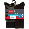 Men's ComfortBlend Lightweight Crew Socks 6 Pack