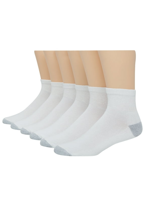 Men's ComfortSoft Cushion Ankle Socks, 6 Pack