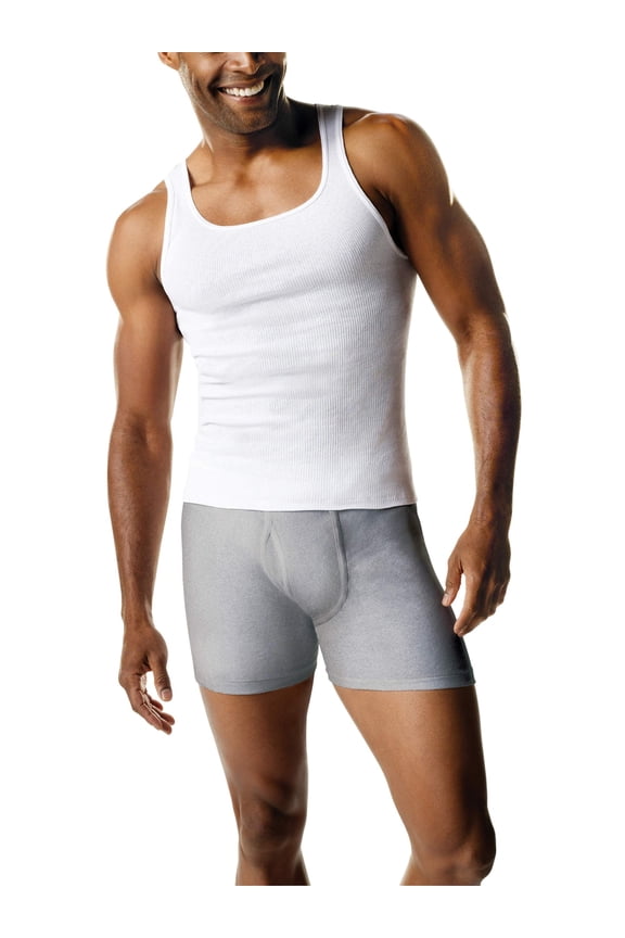 Men's ComfortSoft Tank Undershirt, 10-Pack