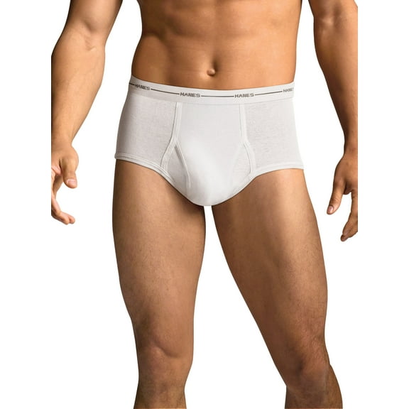 Men's ComfortSoft White Tagless Briefs, 8 Pack