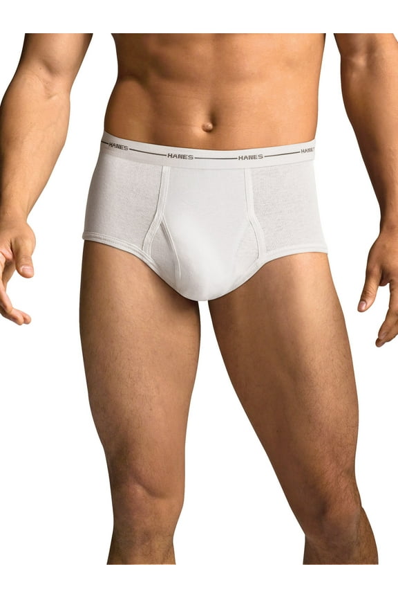 Men's ComfortSoft White Tagless Briefs, 8 Pack