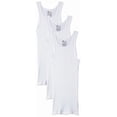 thumbnail image 1 of Men's ComfortSoft White Tank 6 + 3 Free Bonus Pack, 1 of 3