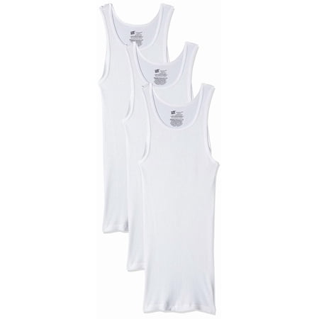 Men's ComfortSoft White Tank 6 + 3 Free Bonus Pack