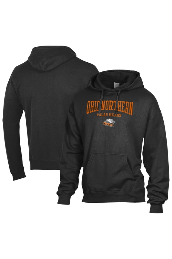 Men's ComfortWash  Black Ohio Northern Polar Bears Fleece Hoodie