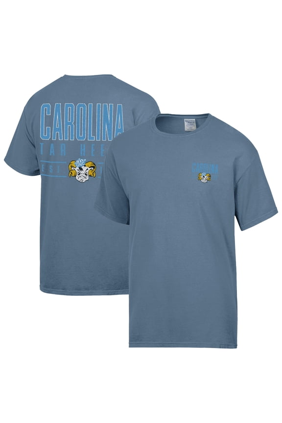 Men's ComfortWash  Blue North Carolina Tar Heels Big Name T-Shirt