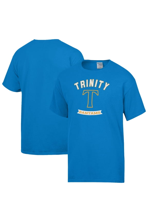 Men's ComfortWash Blue Trinity Bantams Banner T-Shirt