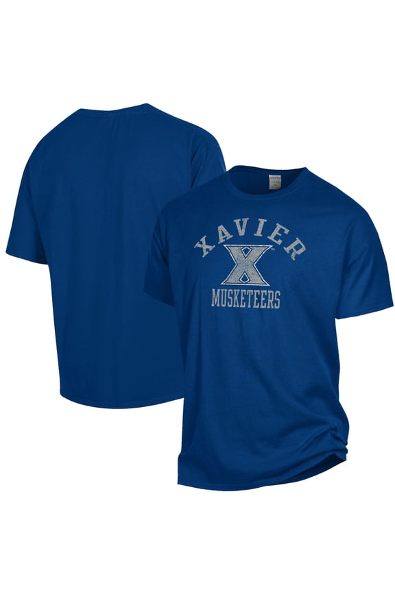 Men's ComfortWash Blue Xavier Musketeers Garment Dyed T-Shirt