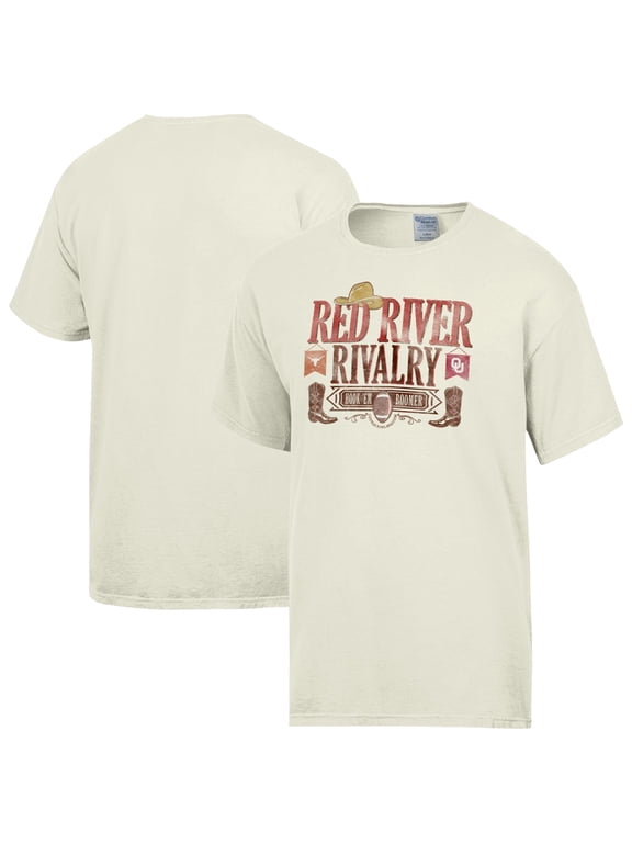 Men's ComfortWash Cream 2026 Red River Rivalry Boots T-Shirt
