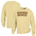thumbnail image 1 of Men's ComfortWash Gold Western Michigan Broncos Garment Dyed Long Sleeve T-Shirt, 1 of 3