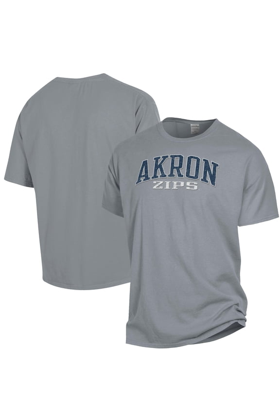 Men's ComfortWash Gray Akron Zips Garment Dyed T-Shirt