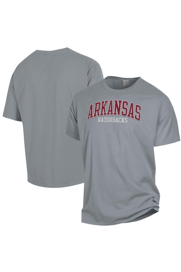 Men's ComfortWash Gray Arkansas Razorbacks Garment Dyed T-Shirt