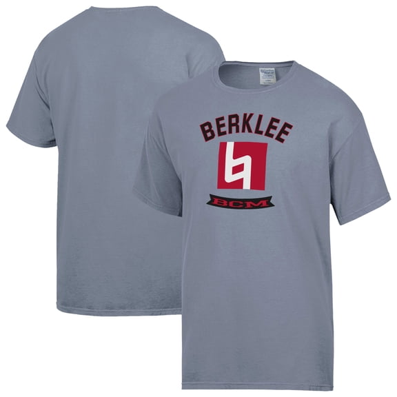 Men's ComfortWash Gray Berklee College of Music Banner T-Shirt