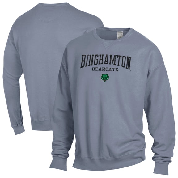 Men's ComfortWash Gray Binghamton Bearcats Fleece Sweatshirt
