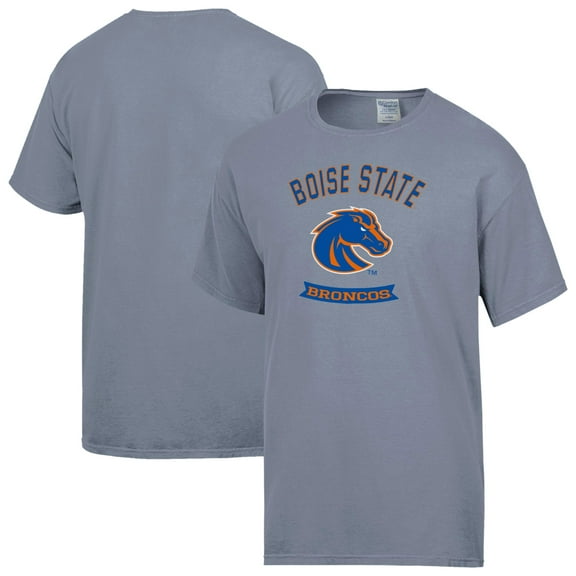 Men's ComfortWash Gray Boise State Broncos Banner T-Shirt