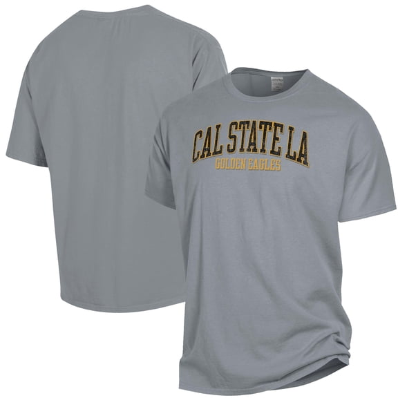 Men's ComfortWash Gray Cal State L.A. Golden Eagles Garment Dyed T-Shirt