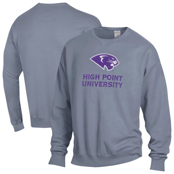 Men's ComfortWash  Gray High Point Panthers Fleece Sweatshirt