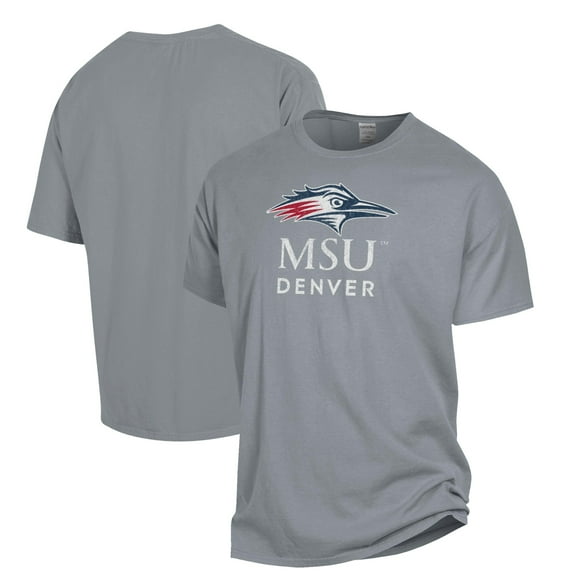 Men's ComfortWash Gray MSU Denver Roadrunners Garment Washed T-Shirt