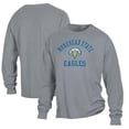 thumbnail image 1 of Men's ComfortWash Gray Morehead State Eagles Garment Washed Long Sleeve T-Shirt, 1 of 3