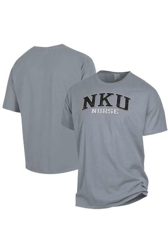 Men's ComfortWash Gray Northern Kentucky University Norse Garment Dyed T-Shirt
