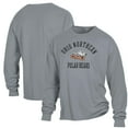 thumbnail image 1 of Men's ComfortWash Gray Ohio Northern Polar Bears Arch Logo Garment Dyed Long Sleeve T-Shirt, 1 of 3